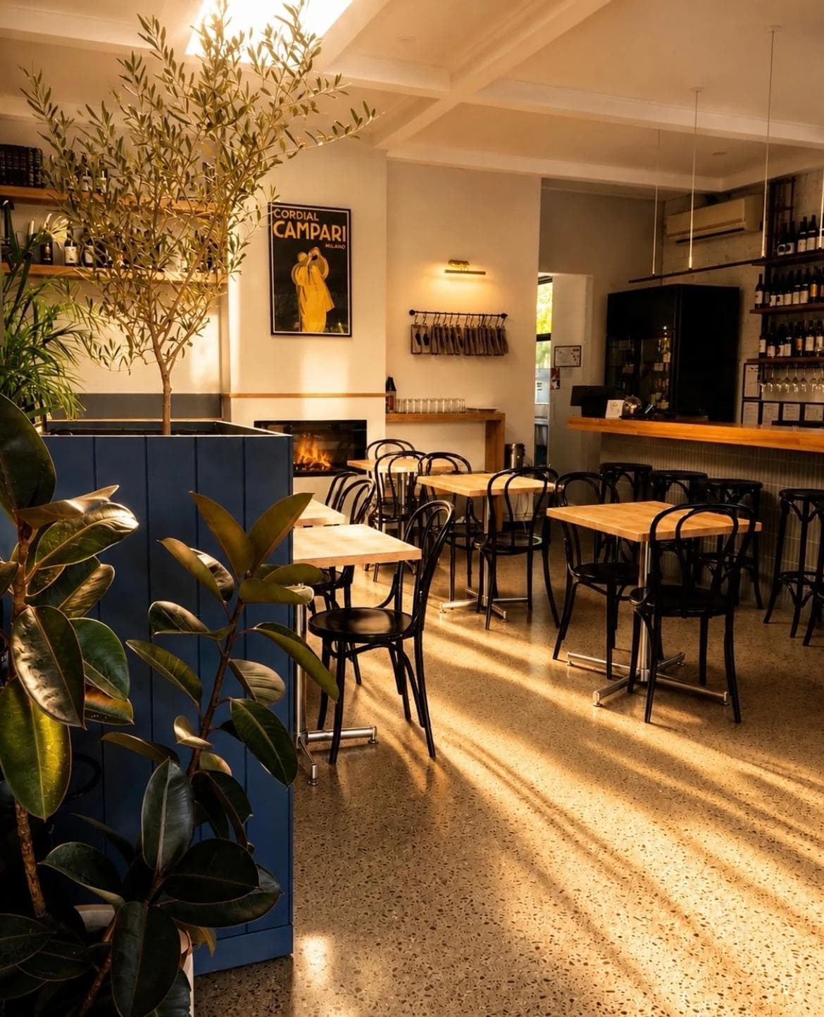 Inside Convivio Wine Bar